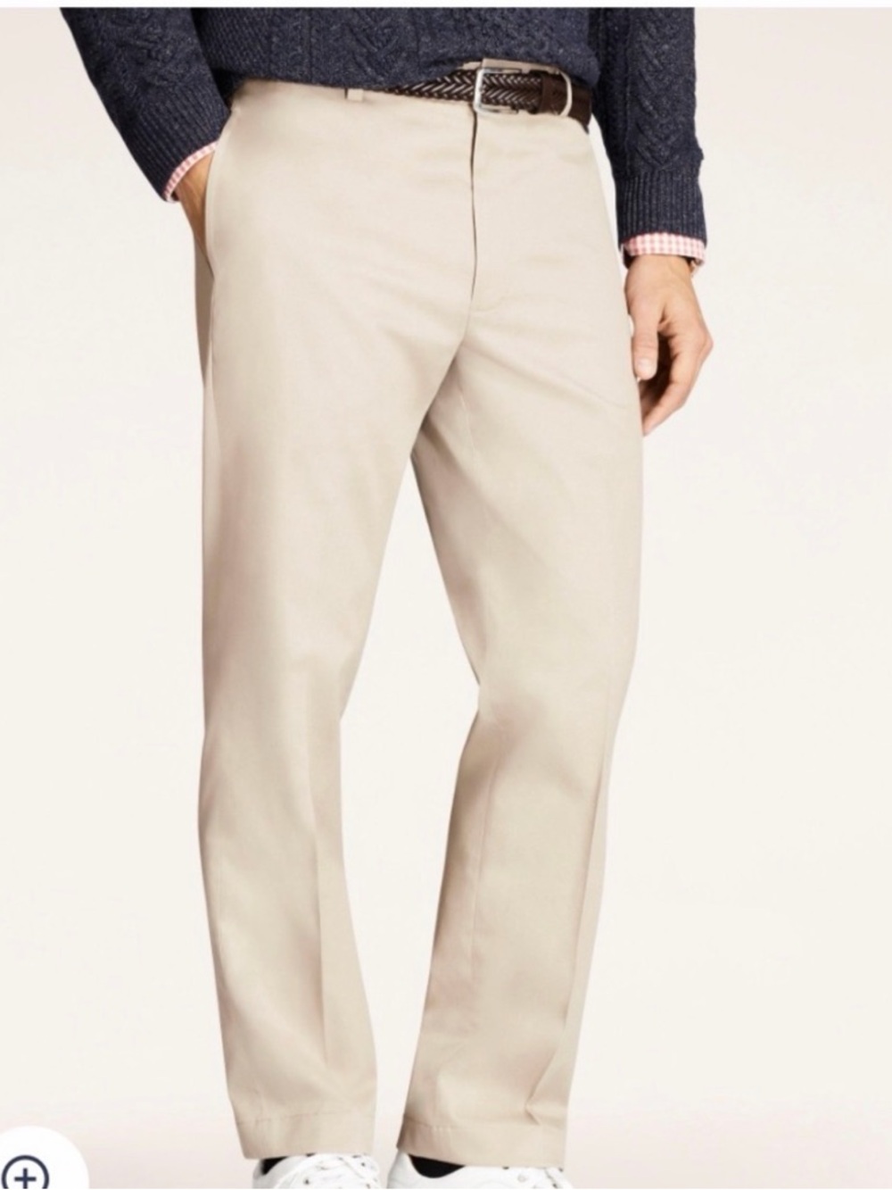 Brooks Men's Beige Chino Pants